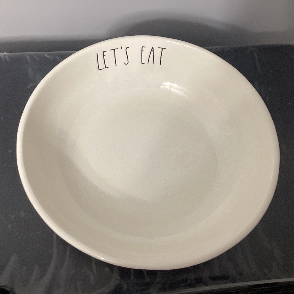 Rae Dunn let’s eat bowl. Htf